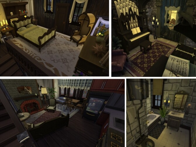 Sims 4 Shabby Coffin Home by VirtualFairytales at TSR