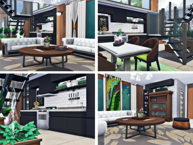 Sims 4 Cameran house by Rirann at TSR