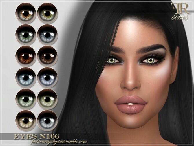 Sims 4 FRS Eyes N106 by FashionRoyaltySims at TSR
