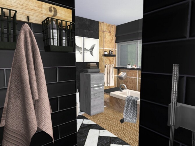 Sims 4 Graphicus Bathroom by fredbrenny at TSR