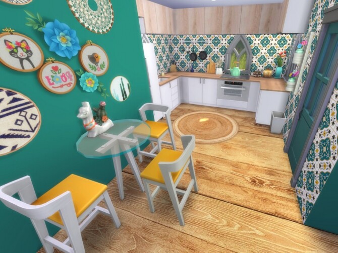 Sims 4 Boho Crafters Tier 3 Small Home by A.lenna at TSR