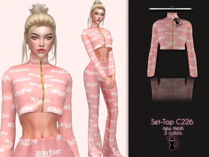 Sims 4 Set Top C226 by turksimmer at TSR