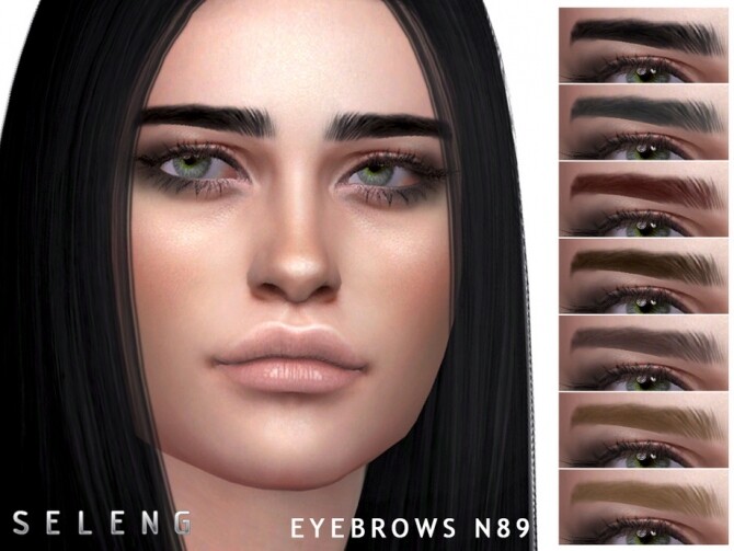 Sims 4 Eyebrows N89 by Seleng at TSR