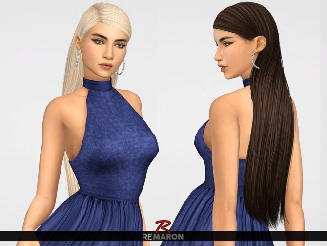 Sims 4 Esme Hair Retexture by remaron at TSR