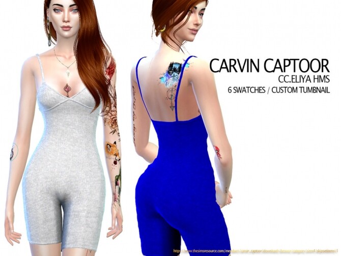 Sims 4 Eliya HMS outfit by carvin captoor at TSR
