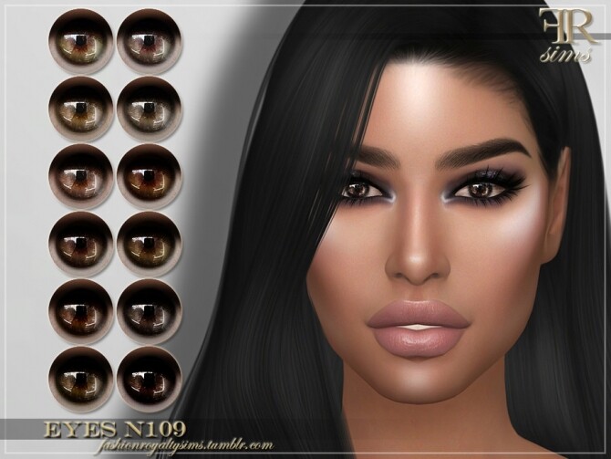 Sims 4 FRS Eyes N109 by FashionRoyaltySims at TSR