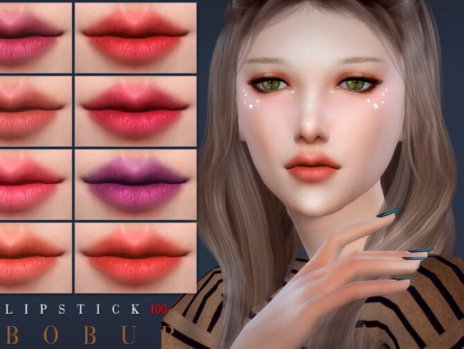 Sims 4 Lipstick 100 by Bobur3 at TSR