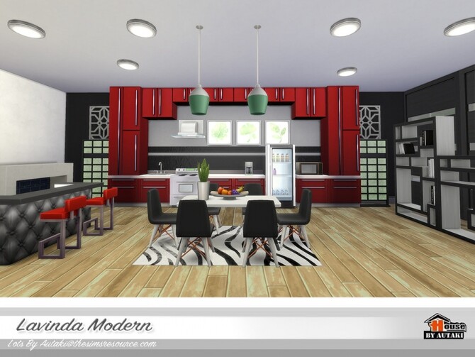 Sims 4 Lavinda Modern Home NoCC by autaki at TSR