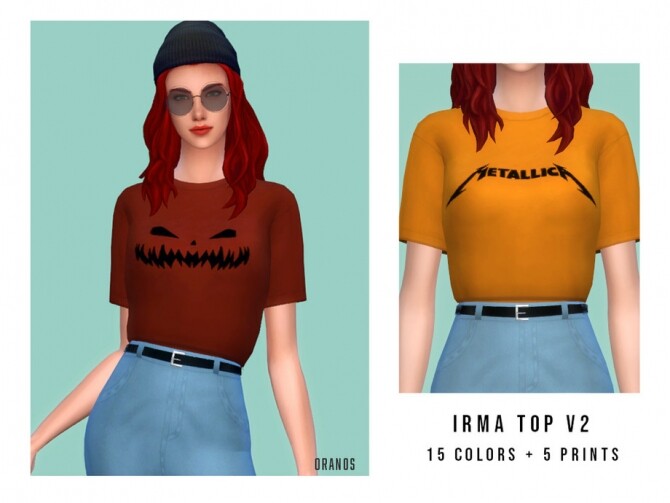 Sims 4 Irma Top V2 by OranosTR at TSR