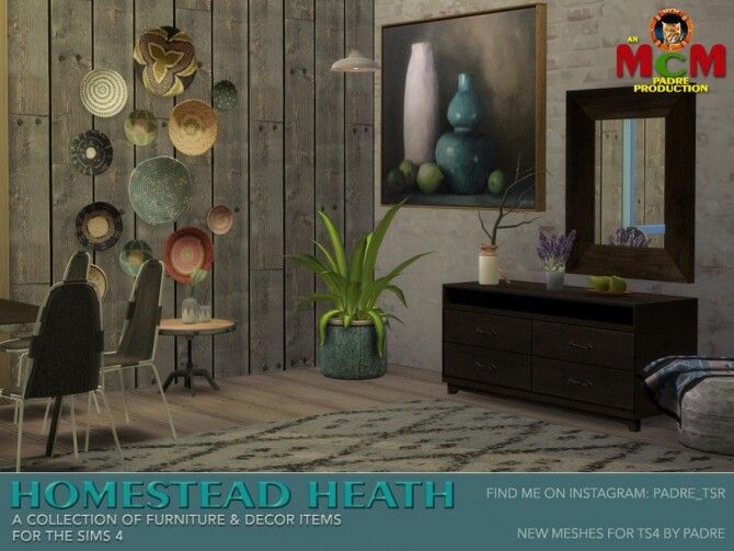 Sims 4 Homestead Heath Set pt 2 by padre at TSR