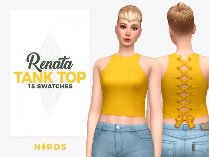 Sims 4 Renata Top by Nords at TSR