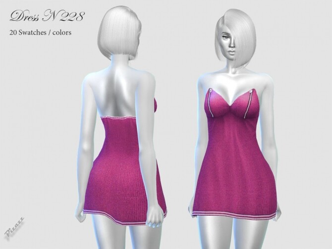 Sims 4 DRESS N 228 by pizazz at TSR