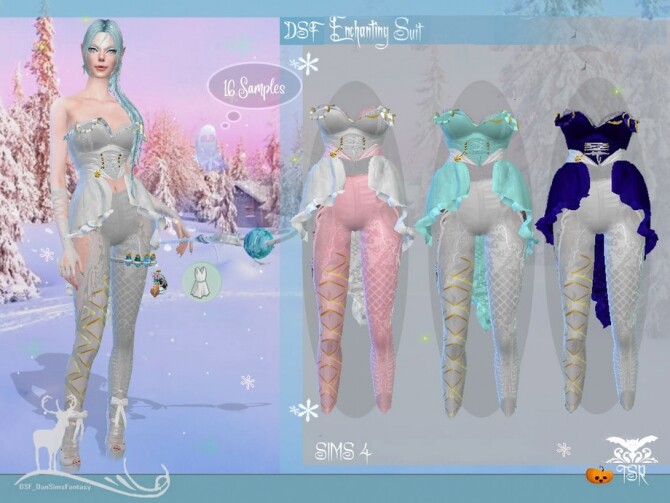 Sims 4 DSF Enchanting Suit by DanSimsFantasy at TSR