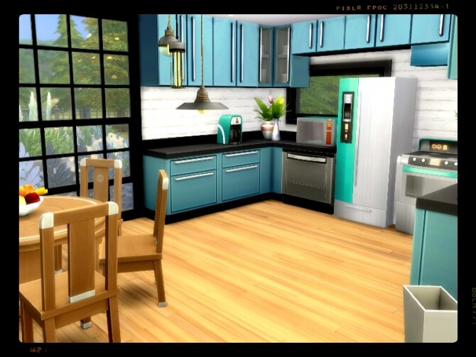 Sims 4 Kuro home by GenkaiHaretsu at TSR