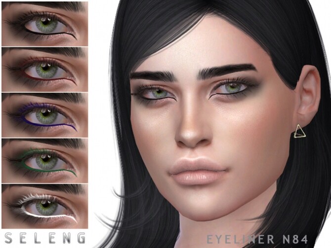 Sims 4 Eyeliner N84 by Seleng at TSR
