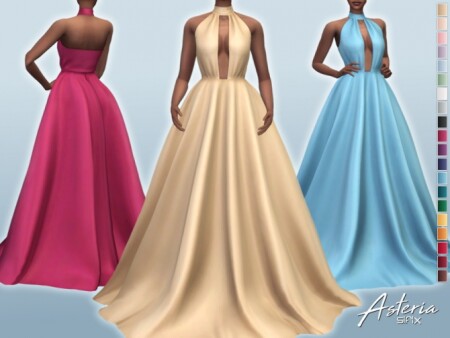 Asteria Dress by Sifix at TSR » Sims 4 Updates