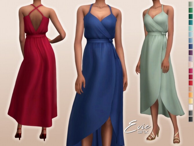 Sims 4 Evie Dress by Sifix at TSR