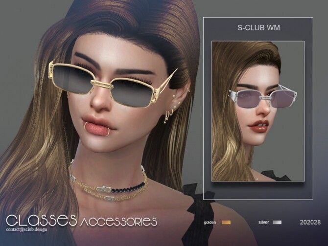 Sims 4 Glasses 202008 by S Club WM at TSR