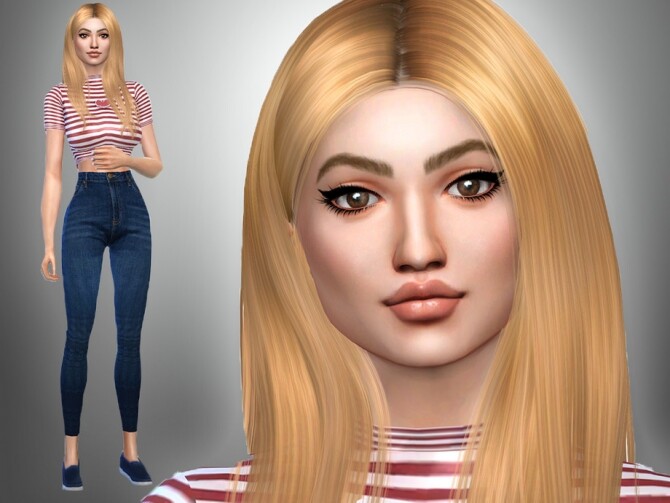 Sims 4 Holly Lawson by Mini Simmer at TSR