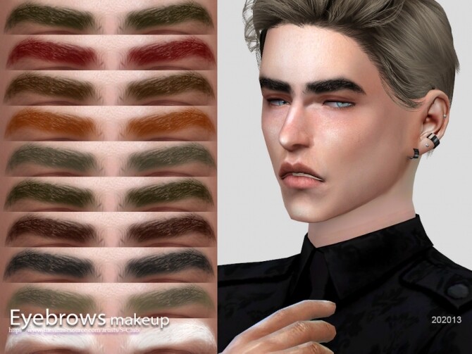 Sims 4 Eyebrows 202013 by S Club WM at TSR