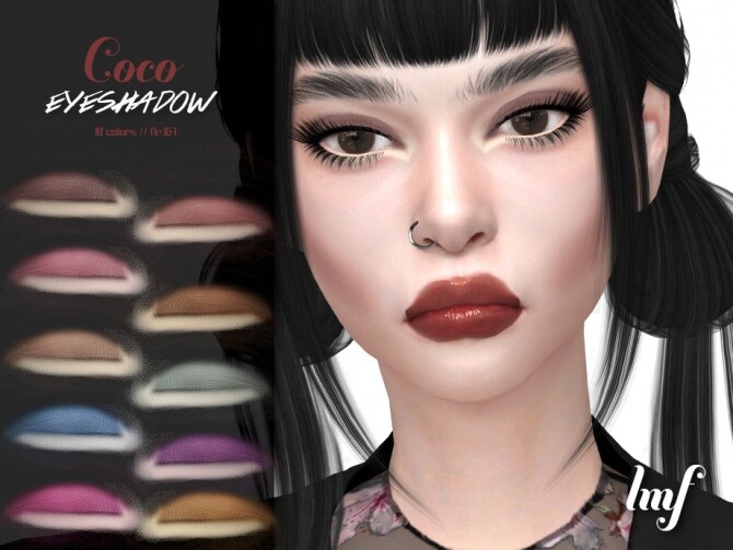 Sims 4 IMF Coco Eyeshadow N.167 by IzzieMcFire at TSR