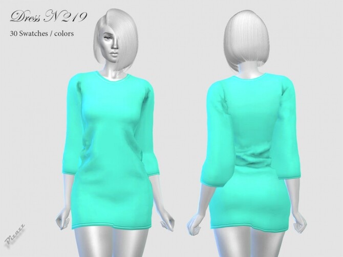 Sims 4 DRESS N 219 by pizazz at TSR