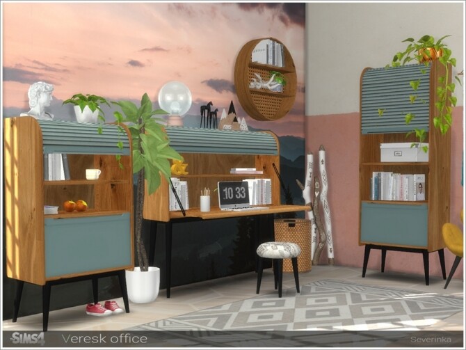 Sims 4 Veresk office by Severinka at TSR