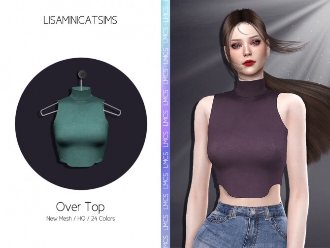 Sims 4 LMCS Over Top by Lisaminicatsims at TSR
