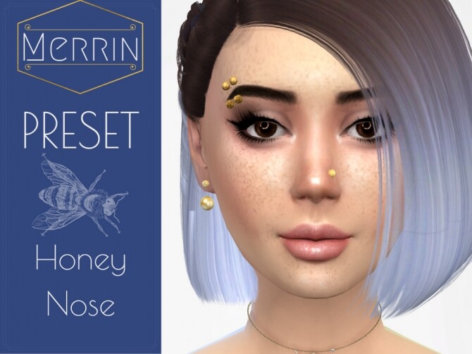 Sims 4 PRESET Honey Nose by MerrinCreates at TSR