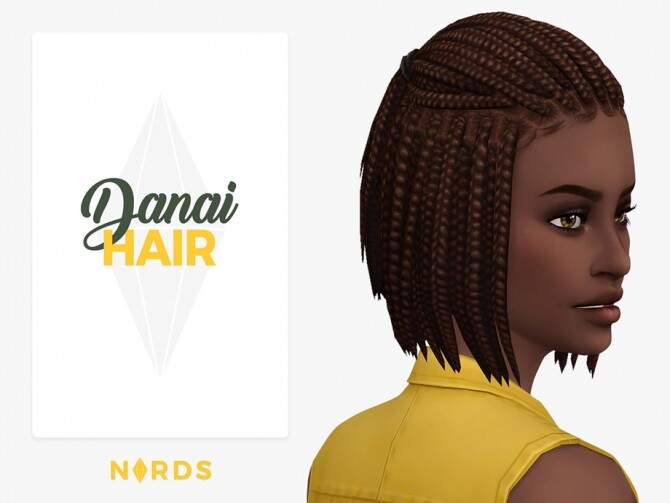 Sims 4 Danai Hair by Nords at TSR