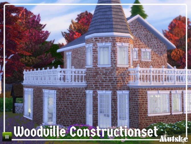 Sims 4 Woodville Construction set Part 2 by mutske at TSR