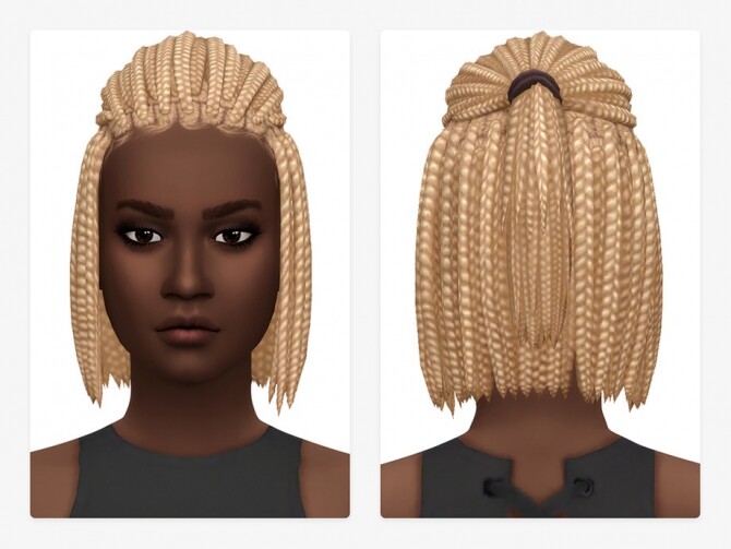 Sims 4 Danai Hair by Nords at TSR