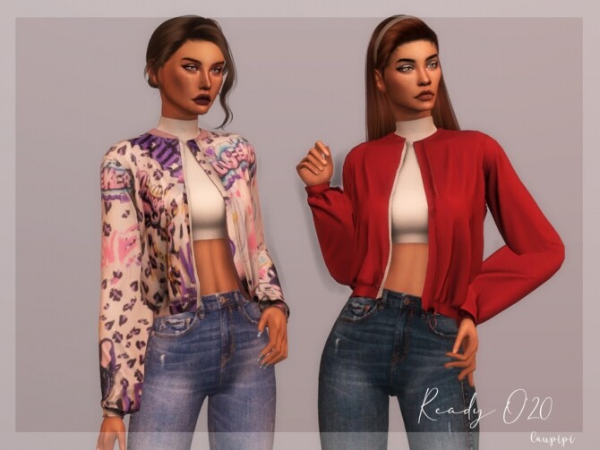 Sims 4 Flowy Jacket TP356 by laupipi at TSR