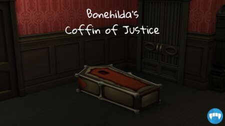 Bonehilda’s Usable Coffin of Justice by CommodoreLezmo at Mod The Sims