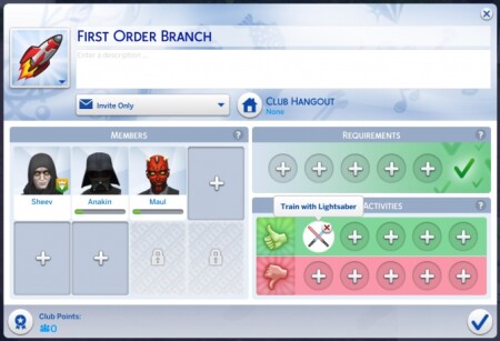 Star Wars Clubs by Lebbion at Mod The Sims