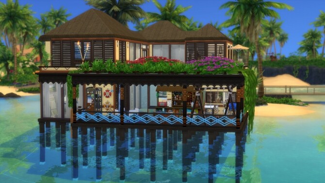 Sims 4 Saphire Shores Family Luxury Home by MarVlachou at Mod The Sims