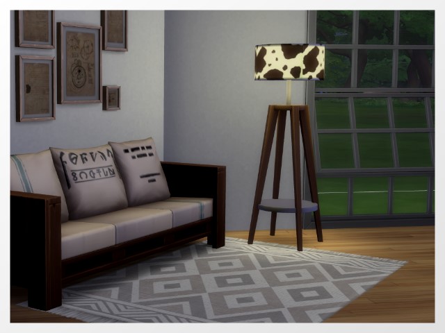 Sims 4 Floor lamp by Oldbox at All 4 Sims