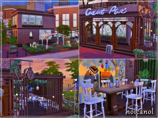 Sims 4 Carania Cafe by nolcanol at TSR