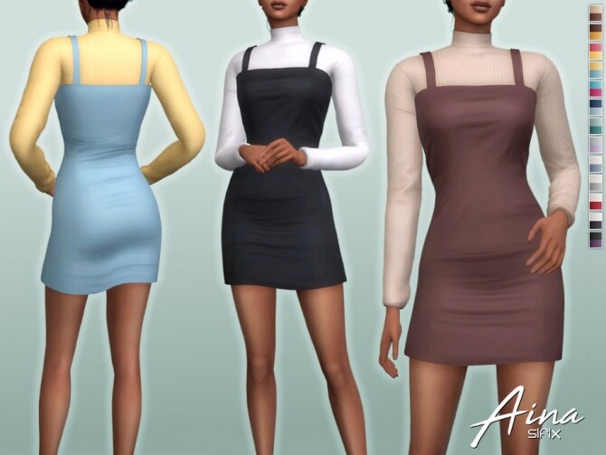 Sims 4 Aina Outfit by Sifix at TSR