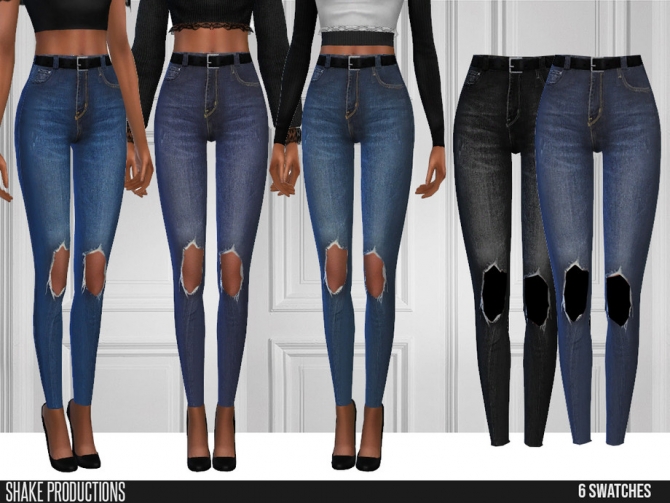 546 Jeans by ShakeProductions at TSR » Sims 4 Updates