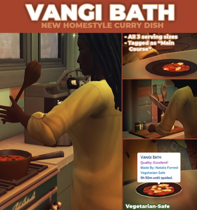 Sims 4 Vangi Bath New Custom Recipe by RobinKLocksley at Mod The Sims