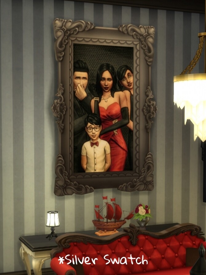 Sims 4 The Goth Family Portrait by CommodoreLezmo at Mod The Sims