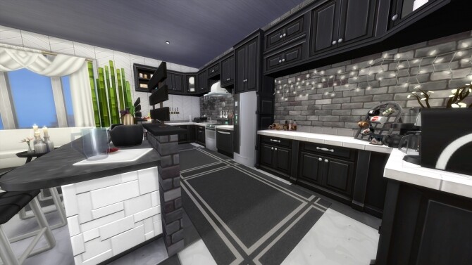Sims 4 122 Hakim House Luxury Family Apartment by MarVlachou