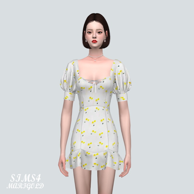 Sims 4 55 A Mini Dress at Marigold