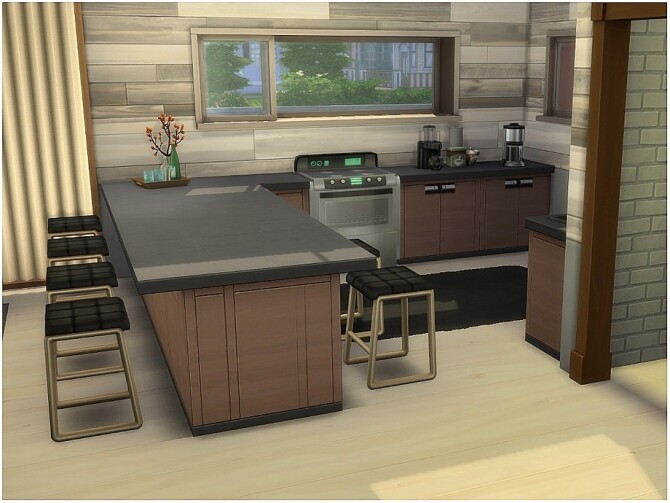 Sims 4 Modern Style Home by lotsbymanal at TSR