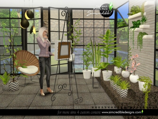 Sims 4 Naturalis Plants II by SIMcredible at TSR