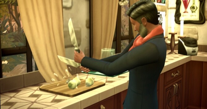 Sims 4 Linguine al Pesto Custom Recipe by RobinKLocksley at Mod The Sims