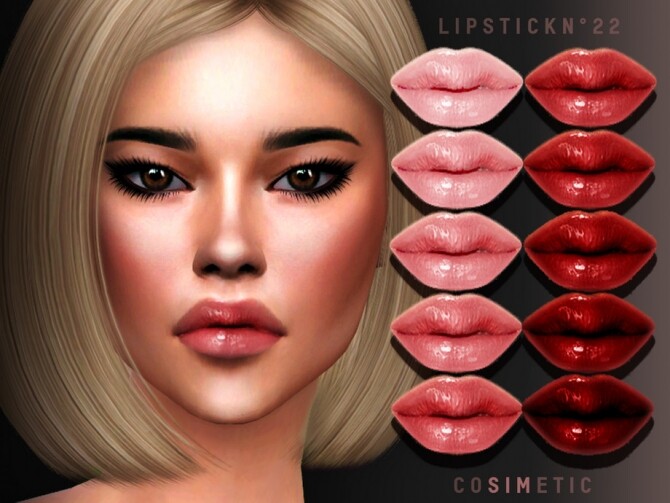 Sims 4 Lipstick N22 by cosimetic at TSR