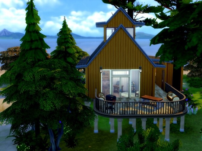 Sims 4 Maple Outdoor retreat by GenkaiHaretsu at TSR
