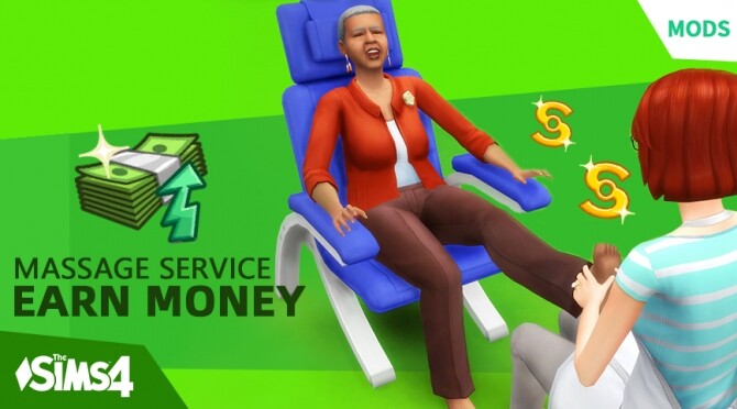 Sims 4 Give Massage Services and Earn Money by ShuSanR at Mod The Sims